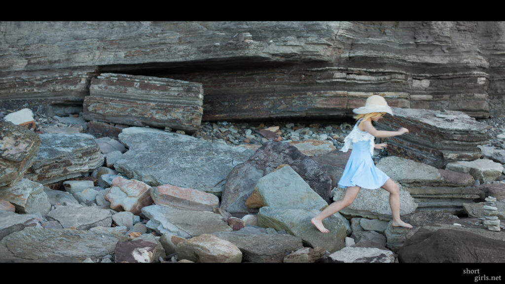 We went to the beach