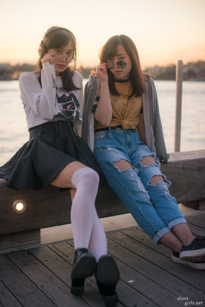 Himechin and Madoka casual style